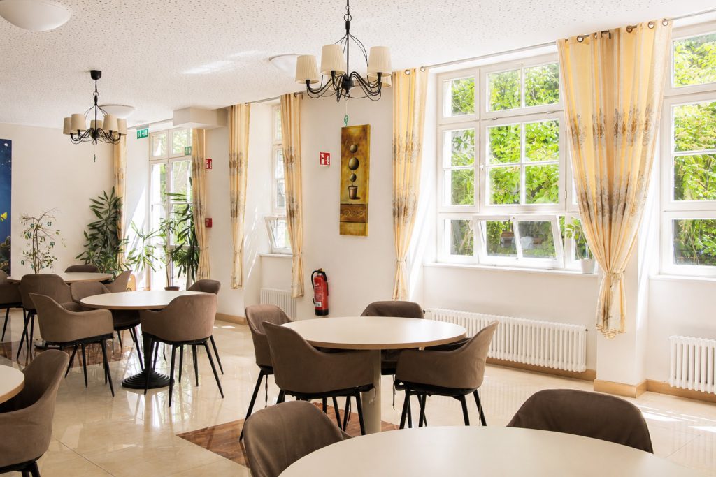 Der renovierte Speisesaal bei Goldenherz